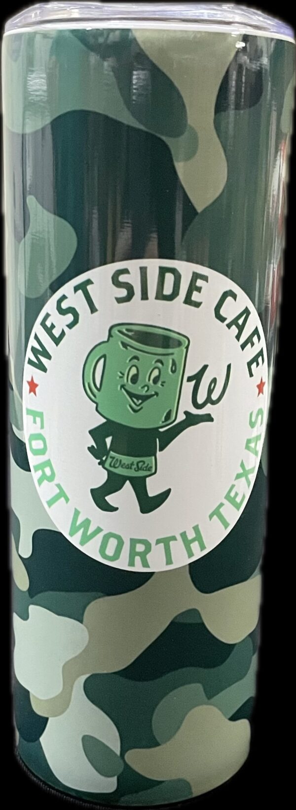 West Side Cafe Tumbler - Camo